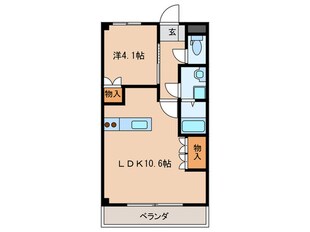 アルカディアの物件間取画像